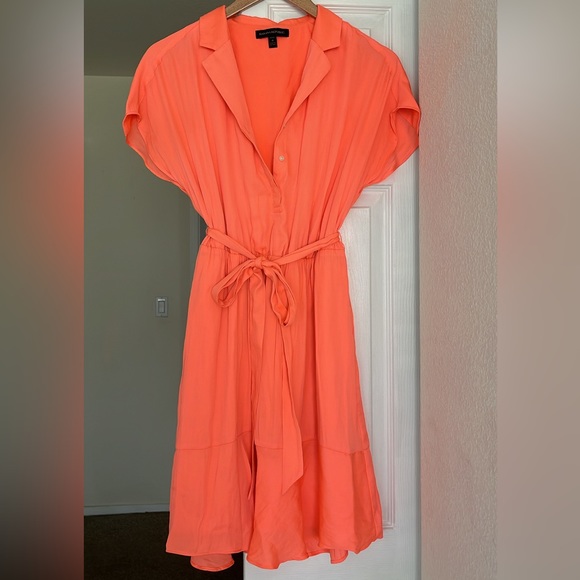 Banana Republic Dresses & Skirts - Banana Republic highlighter orange / pink dress
